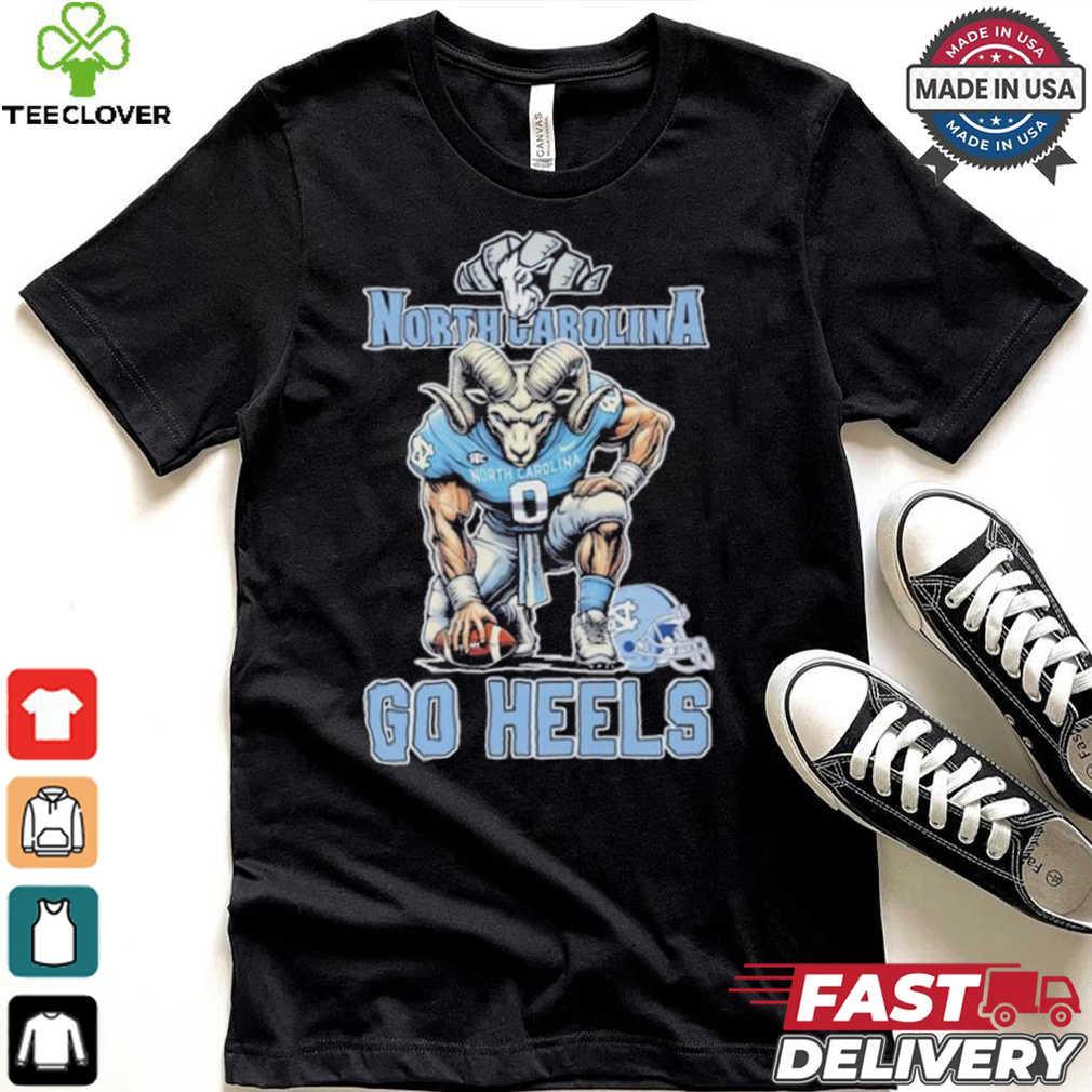 North Carolina Tar Heels Football Go Heels Mascot Shirt North Carolina Tar Heels Football Go Heels Mascot Shirt