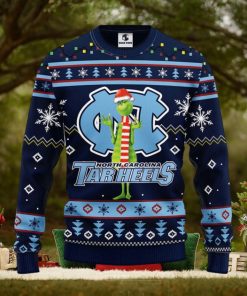 North Carolina Tar Heels Funny Grinch Christmas Ugly Sweater