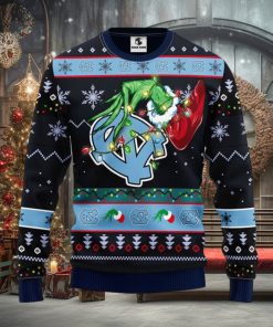 North Carolina Tar Heels Grinch Christmas Ugly Sweater