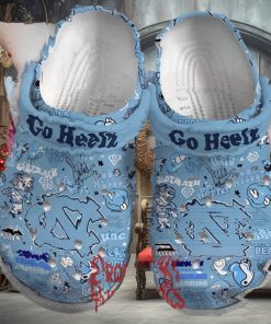 North Carolina Tar Heels NCAA Go Heelz Blue Crocs Shoes