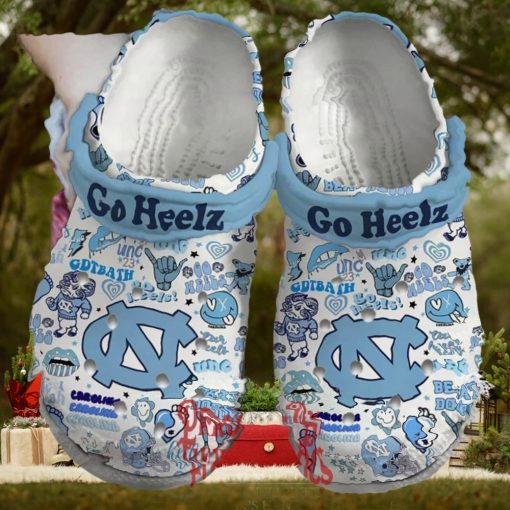 North Carolina Tar Heels NCAA Go Heelz Crocs Slippers