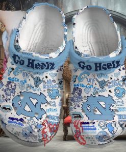 North Carolina Tar Heels NCAA Go Heelz Crocs Slippers