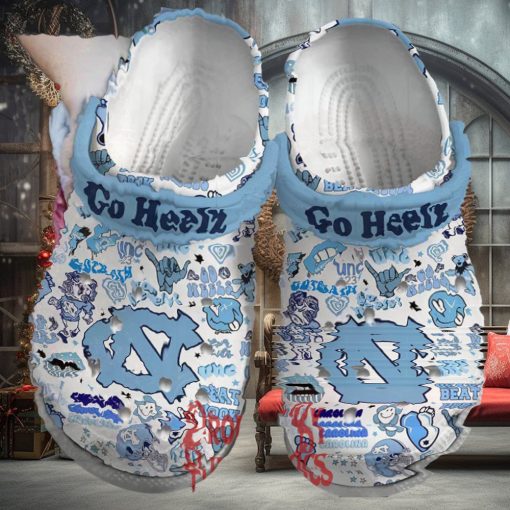 North Carolina Tar Heels NCAA Go Heelz Crocs Slippers