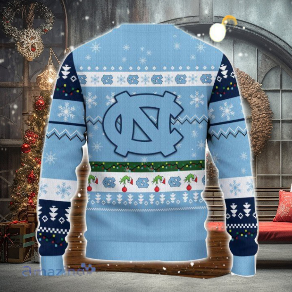 North Carolina Tar Heels NCAA Grinch Hand Funny Christmas Gift Ugly Christmas Sweater Gift Ideas For Fans North Carolina Tar Heels NCAA Grinch Hand Funny Christmas Gift Ugly Christmas Sweater Gift Ideas For Fans