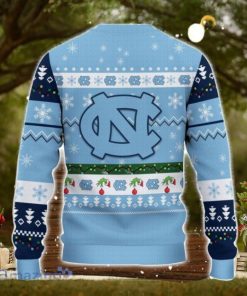 North Carolina Tar Heels NCAA Grinch Hand Funny Christmas Gift Ugly Christmas Sweater Gift Ideas For Fans