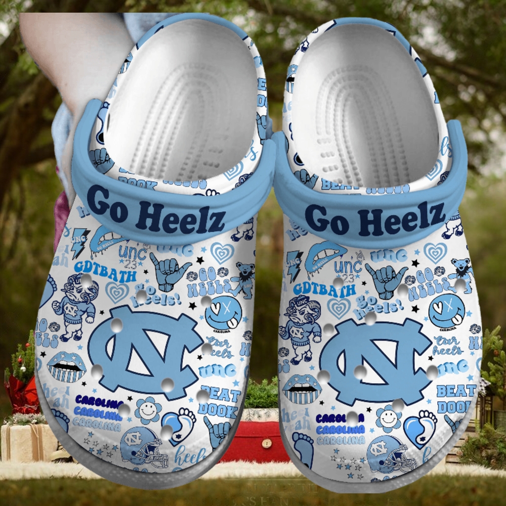 North Carolina Tar Heels NCAA Sport Crocs Crocband Clogs Shoes Comfortable For Men Women and Kids – Footwearelite Exclusive