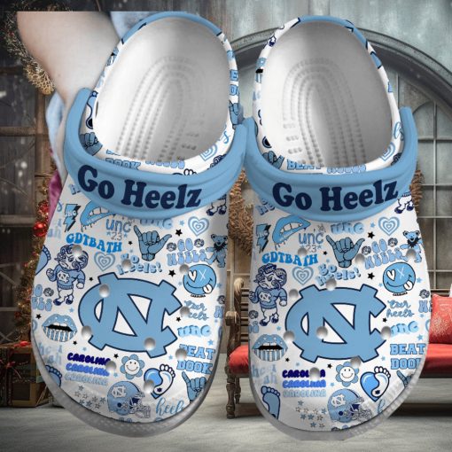 North Carolina Tar Heels NCAA Sport Crocs Crocband Clogs Shoes Comfortable For Men Women and Kids – Footwearelite Exclusive