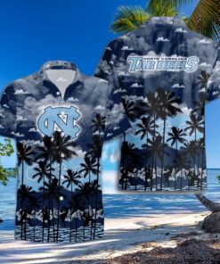 North Carolina Tar Heels Palms Tree Hawaiian Shirt