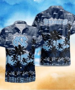 North Carolina Tar Heels Palms Tree Hawaiian Shirt