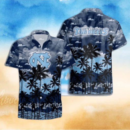 North Carolina Tar Heels Palms Tree Hawaiian Shirt