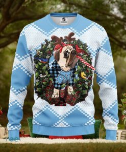 North Carolina Tar Heels Pub Dog Christmas Ugly Sweater