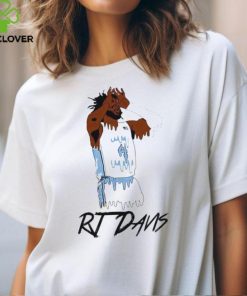 North Carolina Tar Heels RJ Davis 4 player drip shirt
