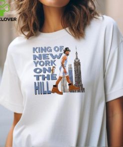 North Carolina Tar Heels RJ Davis king of New York on the hill hoodie, sweater, longsleeve, shirt v-neck, t-shirt