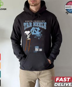 North Carolina Tar Heels Snoopy Painting Shirt