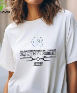 North Carolina Tar Heels The Road To Phoenix Shirt 2024 Ncaa Men's Basketball March Madness