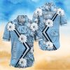 Chicago White Sox Pink Hibiscus Green Leaf Beige Background 3D Hawaiian Shirt Gift For Fans
