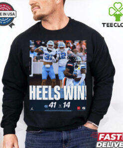 North Carolina Tar Heels Wins 41 14 Cavaliers Football Oct 26, 2024 Game Final Score Shirt