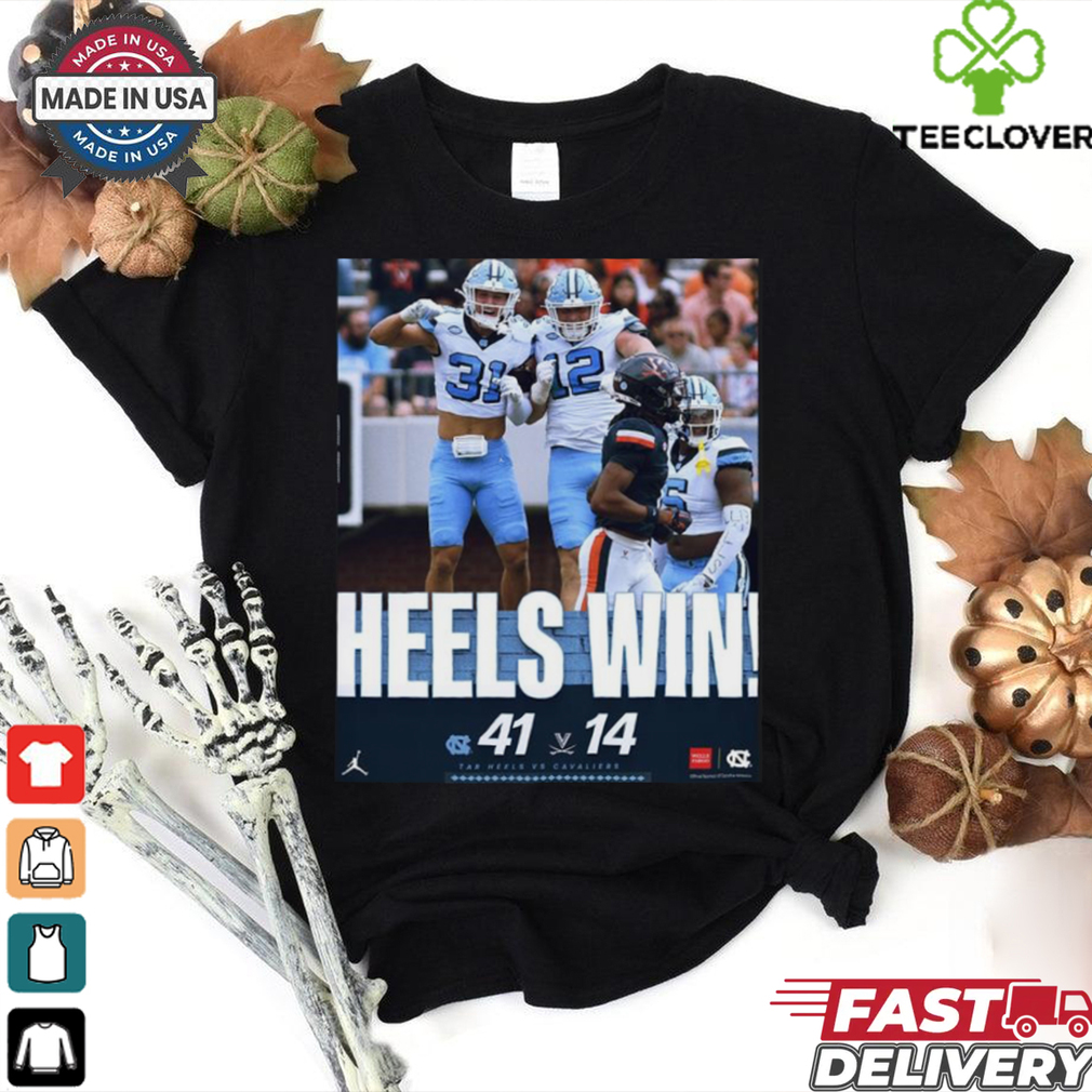 North Carolina Tar Heels Wins 41 14 Cavaliers Football Oct 26, 2024 Game Final Score Shirt North Carolina Tar Heels Wins 41 14 Cavaliers Football Oct 26, 2024 Game Final Score Shirt