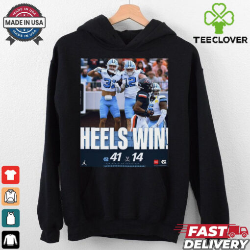 North Carolina Tar Heels Wins 41 14 Cavaliers Football Oct 26, 2024 Game Final Score Shirt