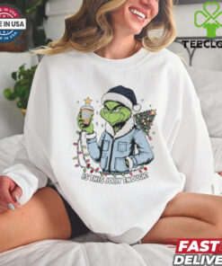 North Carolina Tar Heels x Santa Grinch Is This Jolly Enough Merry Christmas Shirt