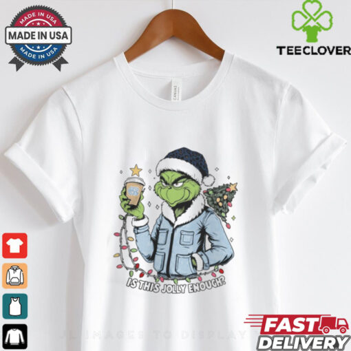 North Carolina Tar Heels x Santa Grinch Is This Jolly Enough Merry Christmas Shirt
