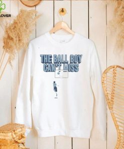 North Carolina The ball boy can’t miss basketball shirt