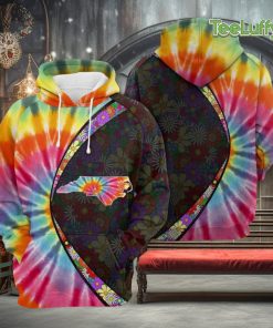 North Carolina Tie Dye 3D Printed Hoodie