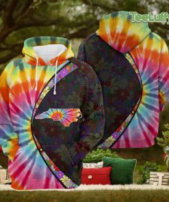 North Carolina Tie Dye 3D Printed Hoodie