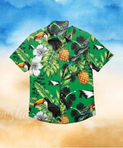 North Dakota Fighting Hawks Floral Hawaiian Shirt