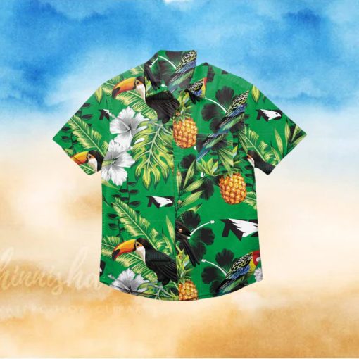 North Dakota Fighting Hawks Floral Hawaiian Shirt