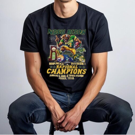 North Dakota State Bison 2025 NCAA National Champions T Shirt