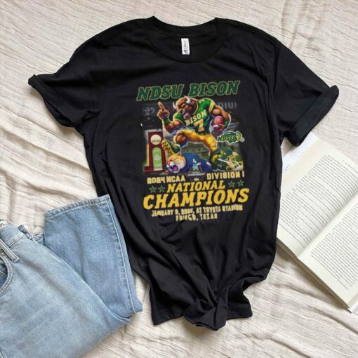 North Dakota State Bison 2025 NCAA National Champions T Shirt