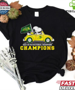 North Dakota State Bison Football 2024 25 FCS National Champions Snoopy shirt