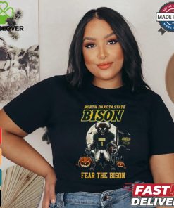 North Dakota State Bison Halloween Time 2024 Fear The Bison Go Bison Mascot T shirt