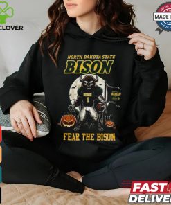 North Dakota State Bison Halloween Time 2024 Fear The Bison Go Bison Mascot T shirt