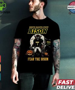 North Dakota State Bison Halloween Time 2024 Fear The Bison Go Bison Mascot T shirt