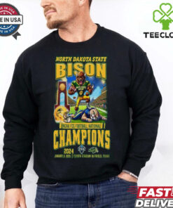 North Dakota State Bison NCAA FCS Football Champions For Fans T Shirt