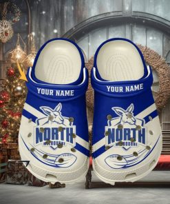 North Melbourne Football Club AFL Classic Custom Name Crocs Clogs Shoes