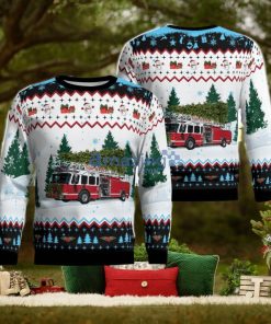 North Penn Volunteer Fire Company Christmas AOP Ugly Sweater For Men Women