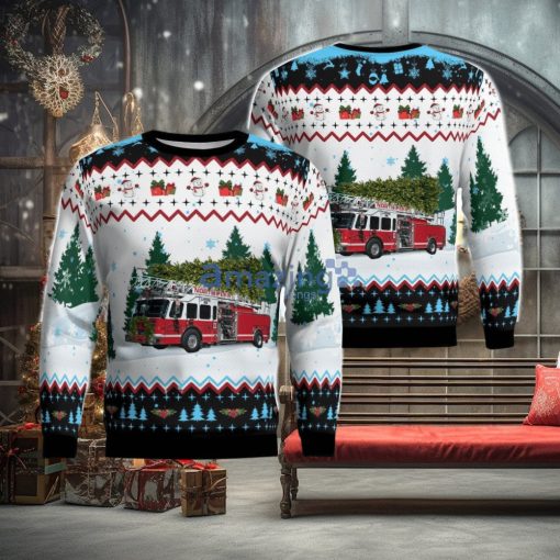 North Penn Volunteer Fire Company Christmas AOP Ugly Sweater For Men Women