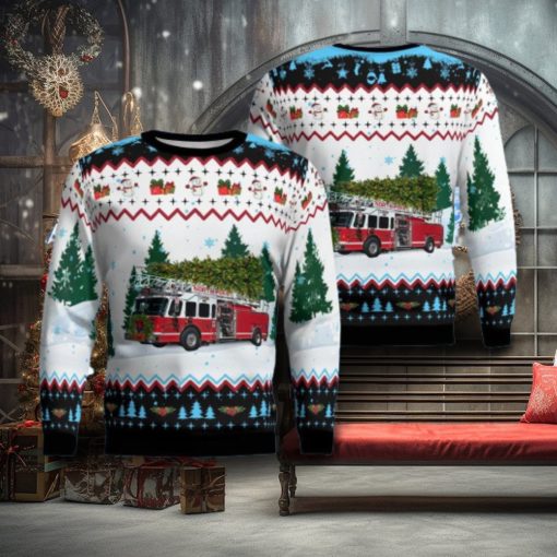 North Penn Volunteer Fire Company Christmas Aop Christmas Ugly Sweater 3D