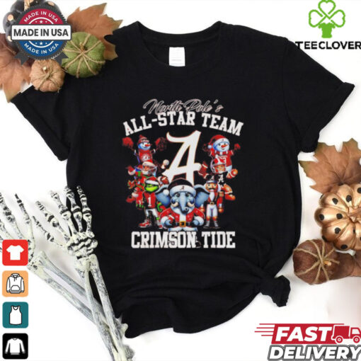 North Pole’s all star team Crimson Tide Christmas shirt