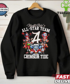 North Pole’s all star team Crimson Tide Christmas shirt