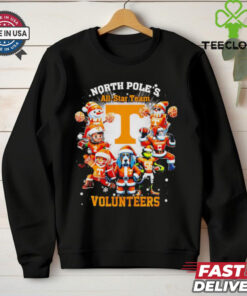 North Pole’s all star team Tennessee Volunteers Christmas shirt