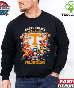 North Pole’s all star team Tennessee Volunteers Christmas shirt