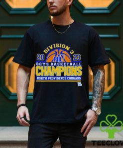 North Providence Cougars 2023 Division 3 Boys Basketball Champions T shirt