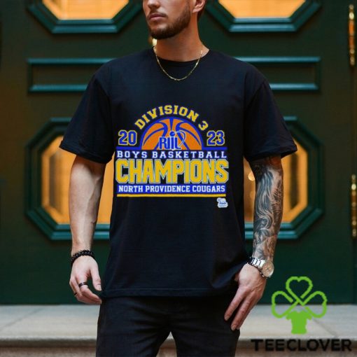 North Providence Cougars 2023 Division 3 Boys Basketball Champions T shirt