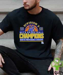 North Providence Cougars 2023 Division 3 Boys Basketball Champions T shirt