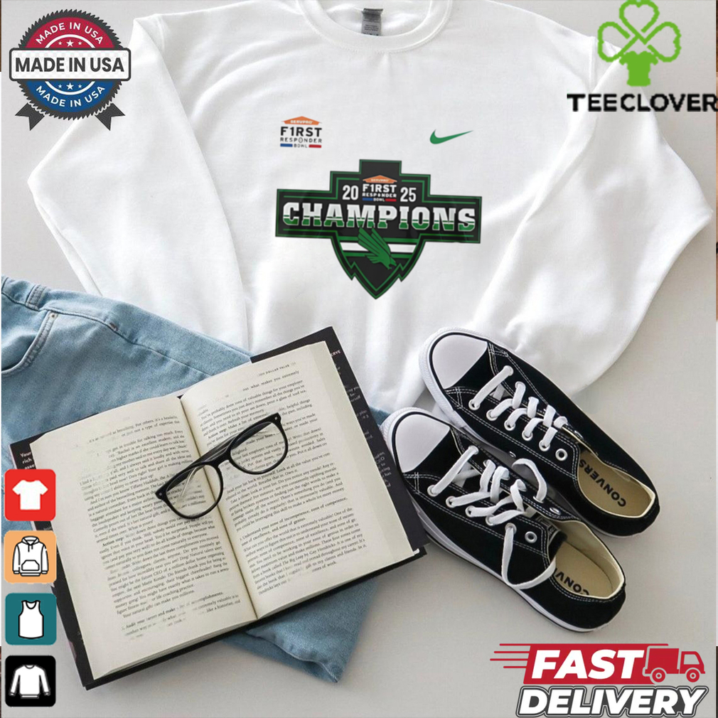 North Texas Mean Green 2025 First Responder Bowl Champions shirt North Texas Mean Green 2025 First Responder Bowl Champions shirt