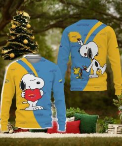 North York Astros Snoopy Cute Heart American Sports Team Funny 3D Sweater For Men And Women Gift Christmas